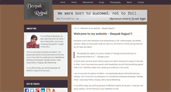 Desktop Screenshot of deepakrajpal.com
