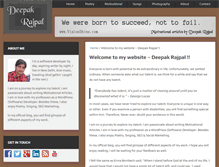 Tablet Screenshot of deepakrajpal.com